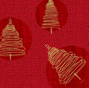 Duni Christmas Elegant Trees Dunisoft® Napkin 40cm
