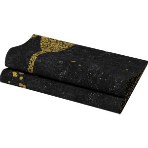 Duni Christmas Celebrate Black Dunisoft® Napkin 40cm