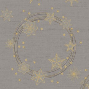 Duni Christmas Star Shine Granite Grey Dunisoft® Napkin 40cm