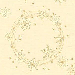 Duni Christmas Star Shine Cream Dunilin® Napkin 40cm