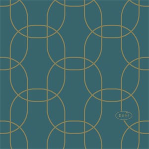 Duni Christmas Golden Deco Dunisoft® Napkin 20cm
