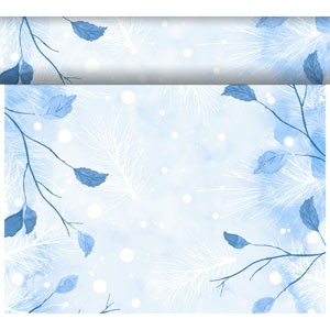 Duni Christmas Frosted Winter Dunicel® Tete-a-Tete, 40cm x 24m