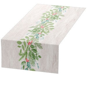 Duni Christmas Winter Greenery Dunicel® Tete-a-Tete, 40cm x 24m