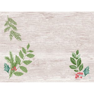 Duni Christmas Winter Greenery Dunicel® Placemat 30cm x 40cm