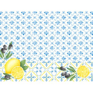 Mediterrian Paper Placemat, 30cm x 40cm