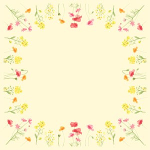 Dunicel® Slipcover 84cm x 84cm Poppy Field