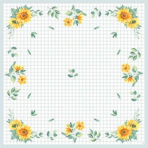 Dunicel® Slipcover 84cm x 84cm Sunflower Day