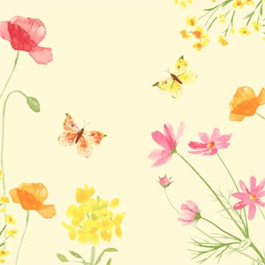 Dunisoft® Napkin 40 x 40cm Poppy Field