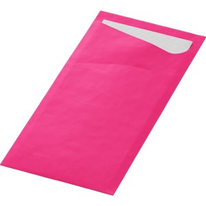 Fuchsia napkin pocket