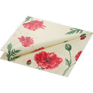 Duni Tissue Design Napkin, 3ply 40cm x 40cm, Monique