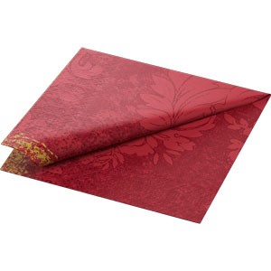 Duni Tissue Napkins 33cm x 33cm Carton, Royal Bordeaux