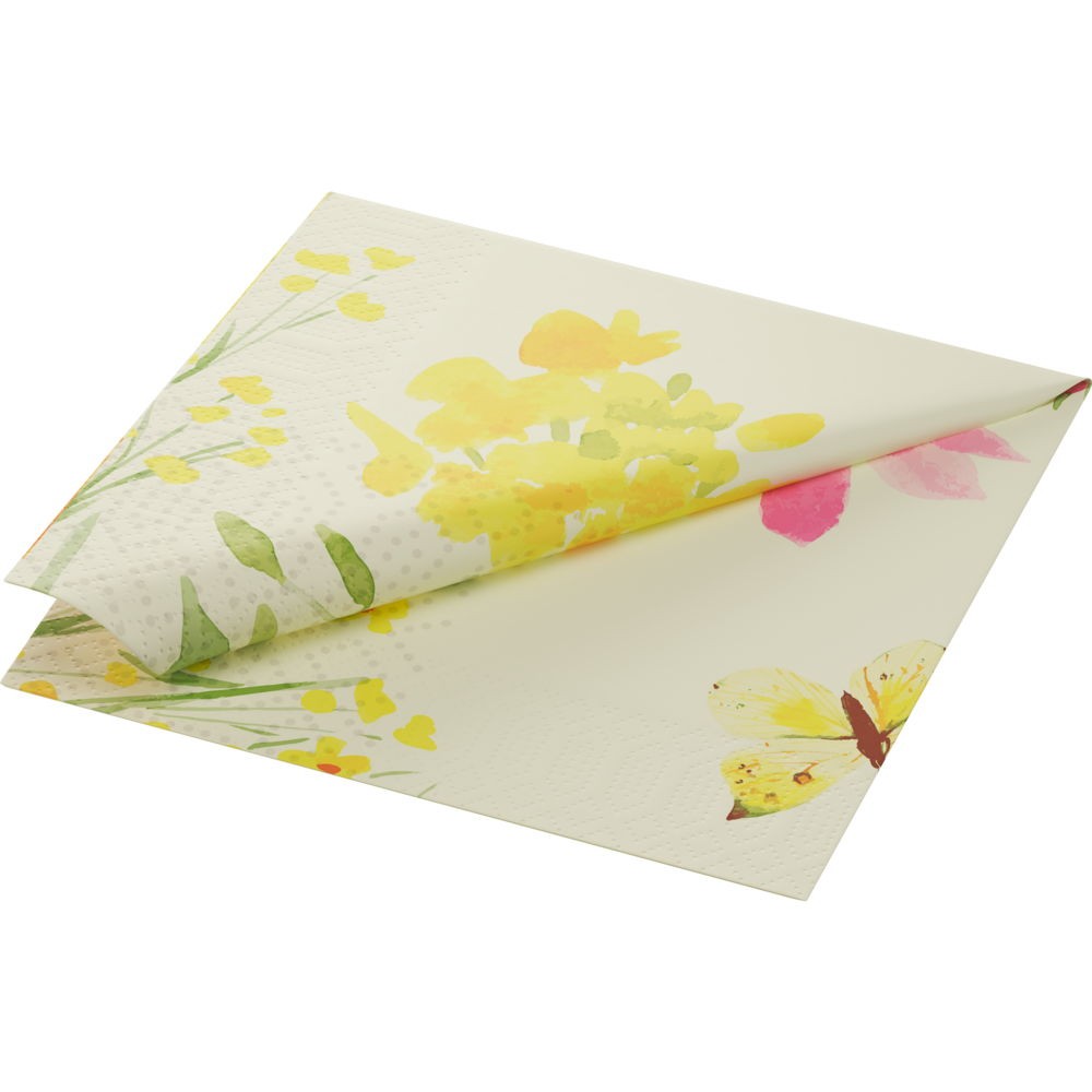 Duni Tissue Napkins 33cm x 33cm Carton, Poppy Field