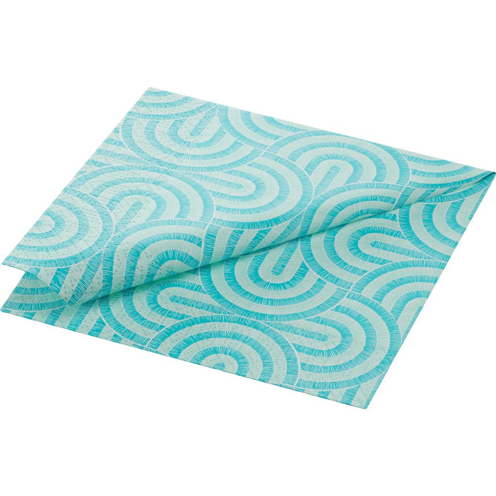 Duni Tissue Napkins 33cm x 33cm Carton, Breeze Mint Blue