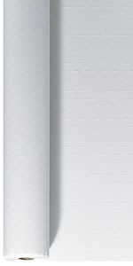 Duni MG Paper Banquet Roll, White, 1.18x25m Roll
