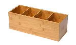 Duni Bamboo Dispenser / Cutlery Box 36x14cm