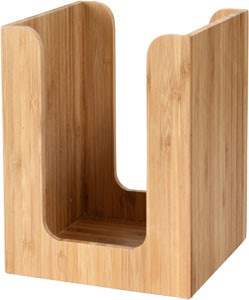 Duni Bamboo Napkin Dispenser Box 13x13cm, 17cm high