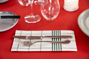 Dunisoft® Towel Napkin, 1/8 Bookfold, 48x48cm Dark Green