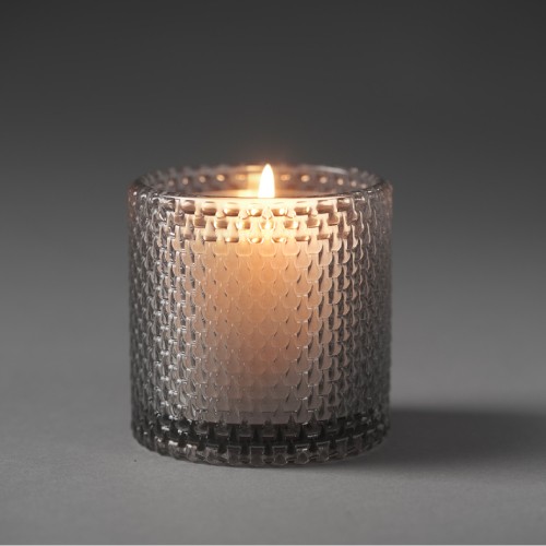 Calm Dusk Candle Holder used with Swithc & Shine candle glass