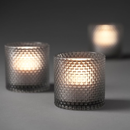 Calm Dusk Candle Holders used with Mini LED lamps
