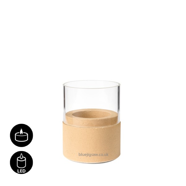 Duni Neat Sand Candle Holder, 70mm x 61mm