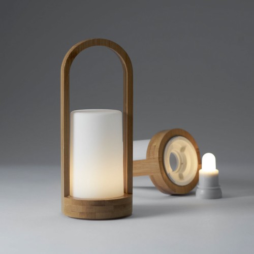 Duni LED Lamp, Easy Bamboo