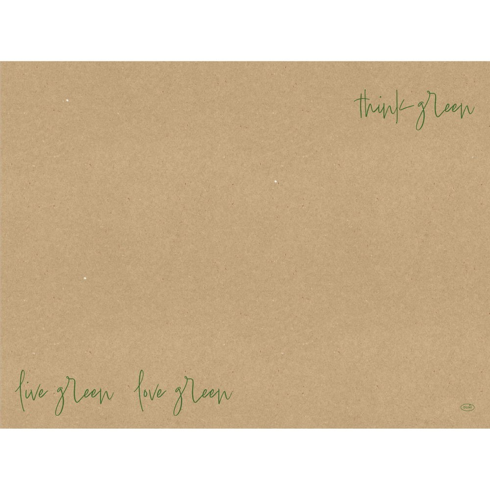Recycled Love Green Paper Placemat, 30cm x 40cm