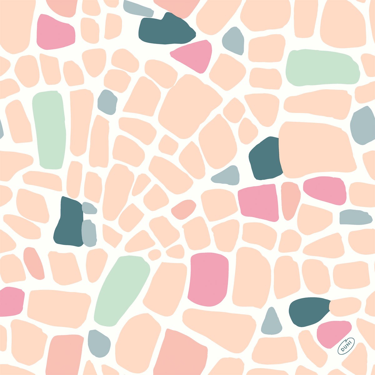 Duni Classic® Napkins, 40cm, Ocean Pebbles