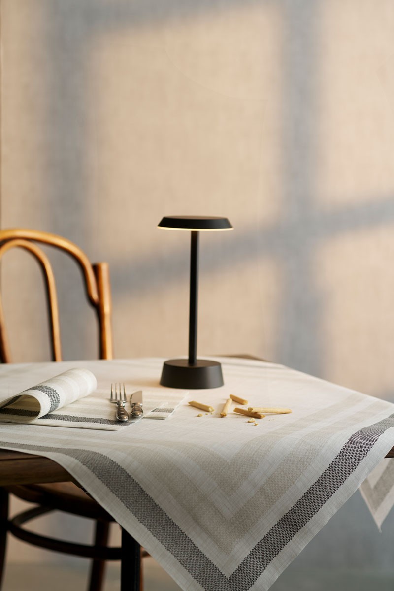 Dunicel® Slipcover 84cm x 84cm Rigato Black