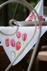 Dunicel® Slipcover 84cm x 84cm Painted Tulips