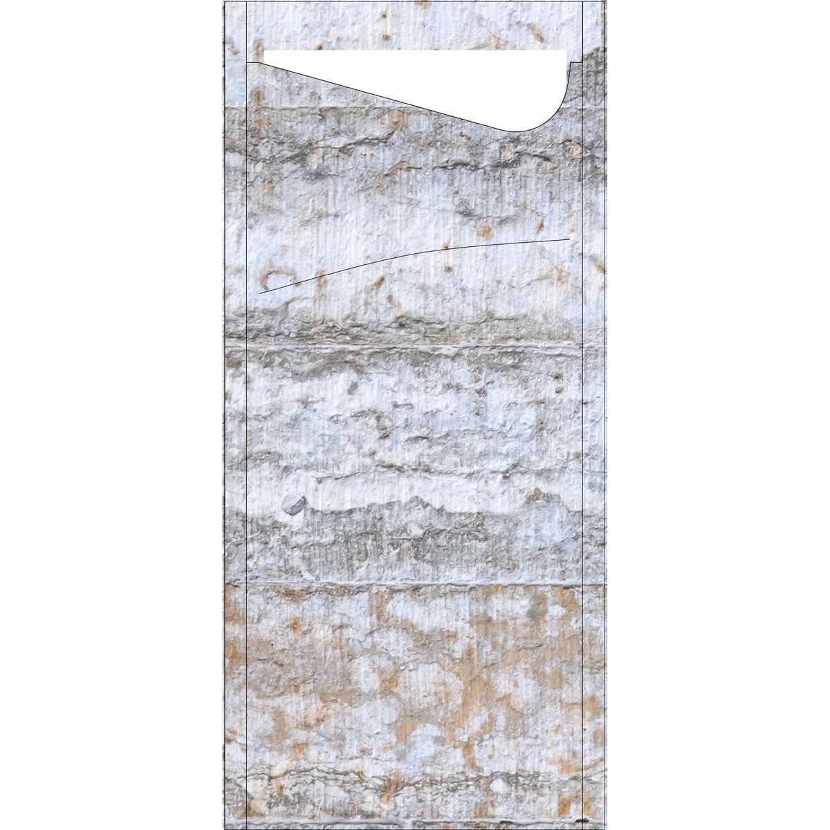 Duni Stone Sacchetto® Tissue, White Napkin
