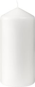 40 hour White Pillar Candle 130mm x Ø60mm
