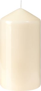 60 hour Cream Pillar Candle 150mm x Ø80mm