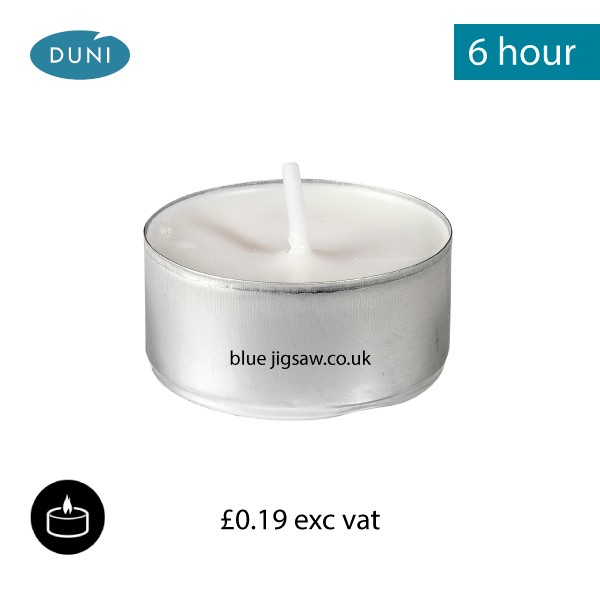 Duni Tealight Candle, 6 Hour, Ø39mm