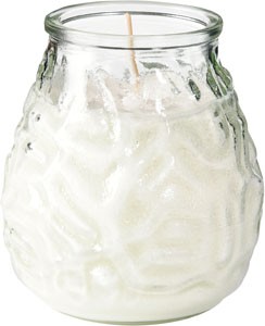 Clear Venezia Candle Glass 10cm x Ø10cm