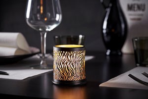 Safari Zebra Candle Holder