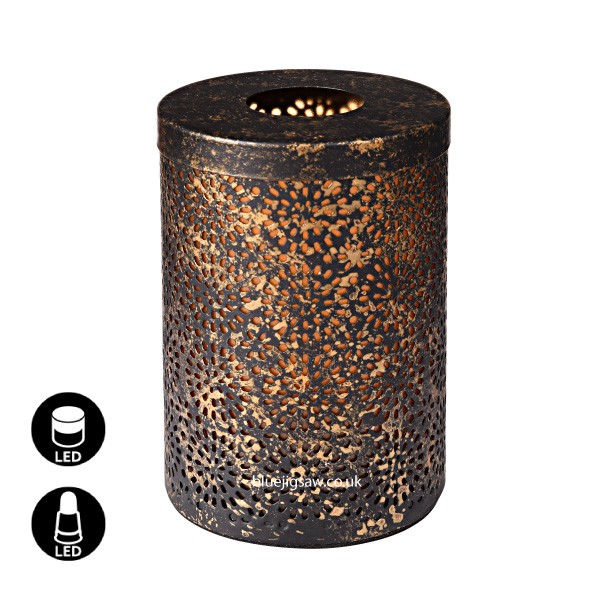 Duni Dara Candle Holder, 120mm x Ø85mm