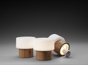 LED Lamp Holder, Sister Bamboo