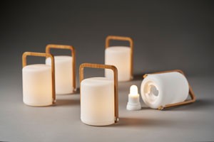 Sibling Bamboo Candle Holders