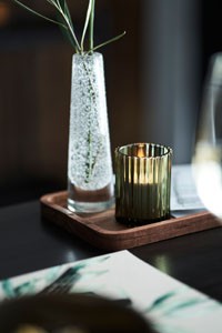 Candle Holder with LED Moving Flame Candle