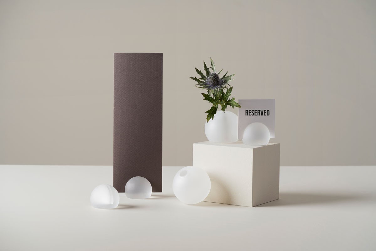 Laponian Menu Holder & Vase Drop from Duni