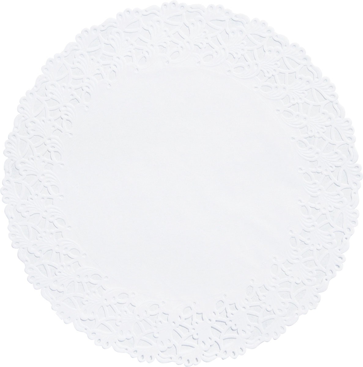 Duni White Doilies Round, Ø25cm
