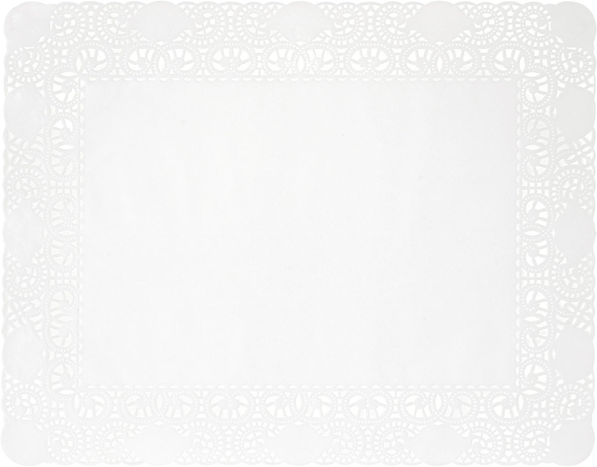 Duni White Doilies Rectangle, 20cm x 30cm