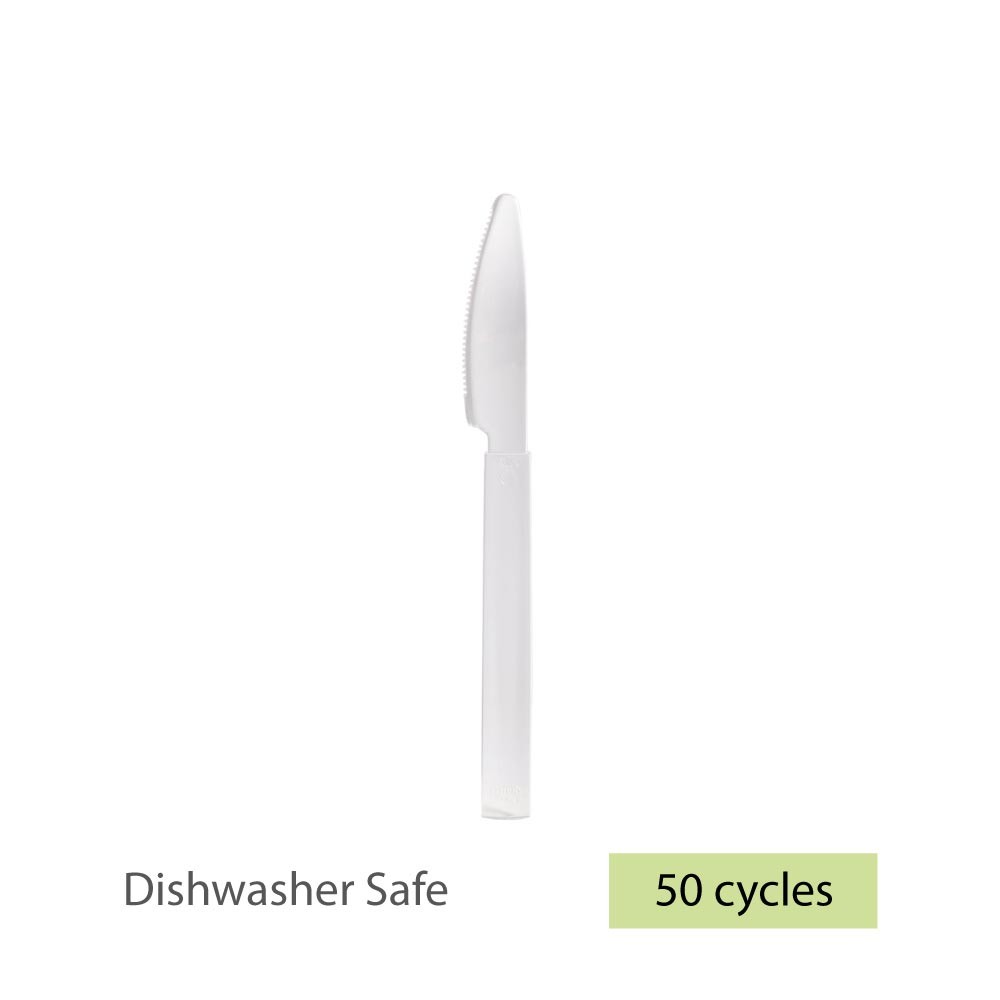 Duni Clear Knife Reusable 19cm Transparent