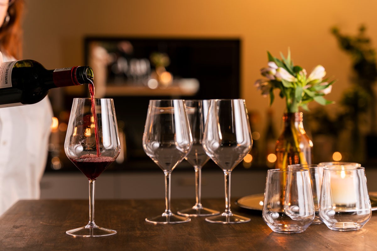 Reusable Elegance Wine Glasses