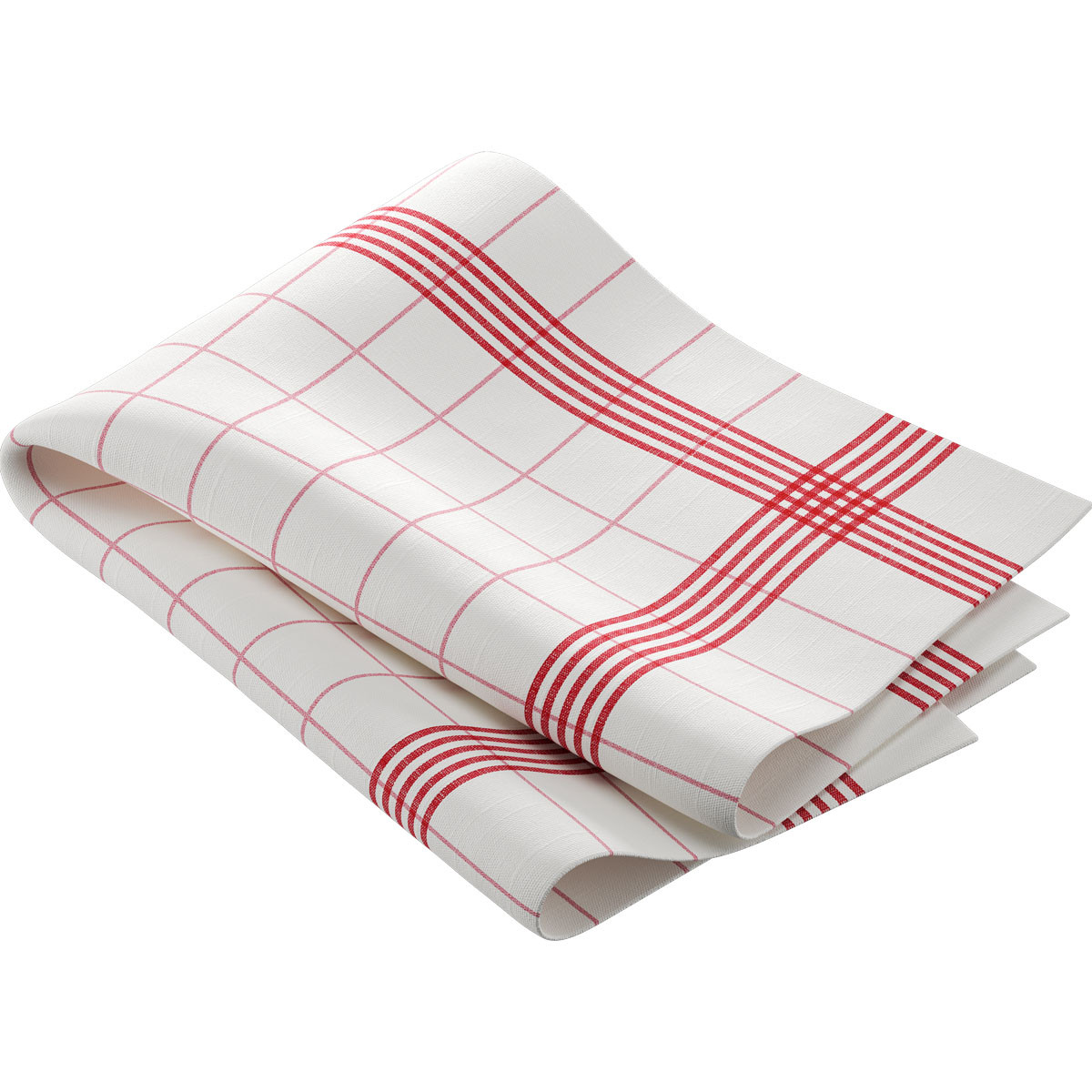 Dunisoft&reg; Towel Napkin, 38cm x 54cm, Red