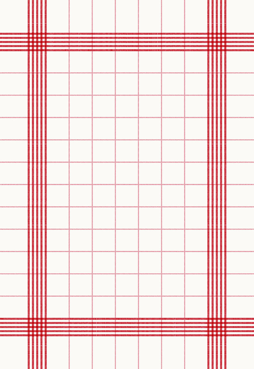 Dunisoft&reg; Towel Napkin, 38cm x 54cm, Red
