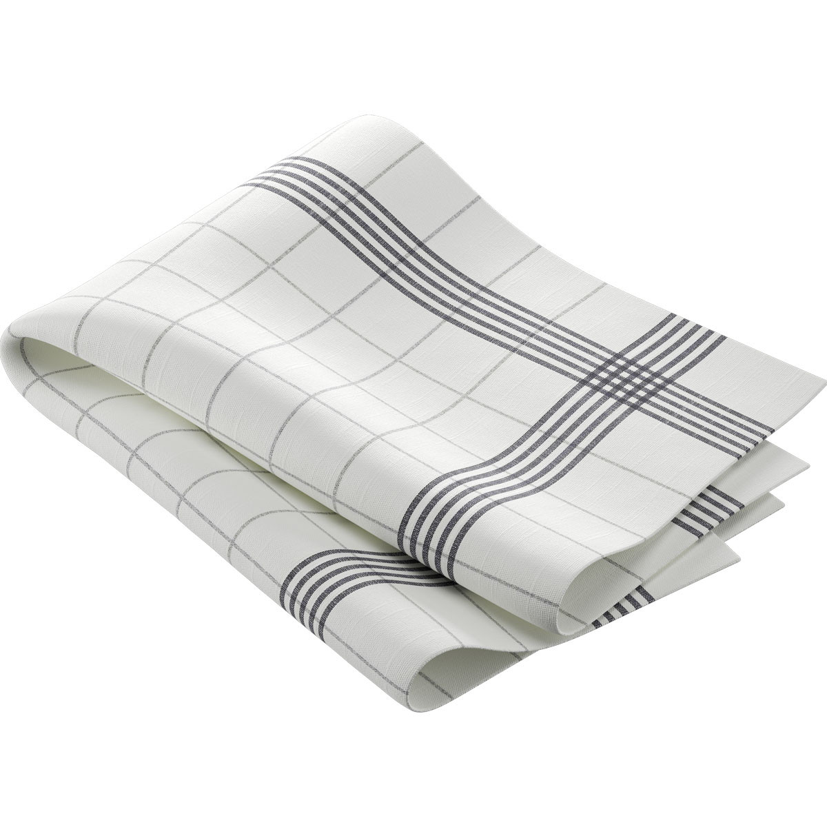 Dunisoft&reg; Towel Napkin, 38cm x 54cm, Dark Grey