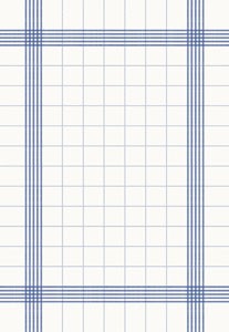 Dunisoft® Towel Napkin, 38cm x 54cm, Blue