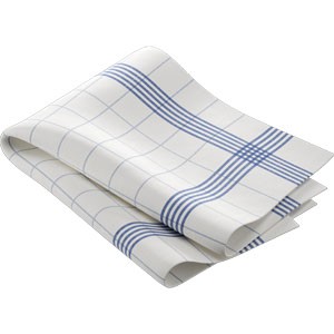 Dunisoft® Towel Napkin, 38cm x 54cm, Blue