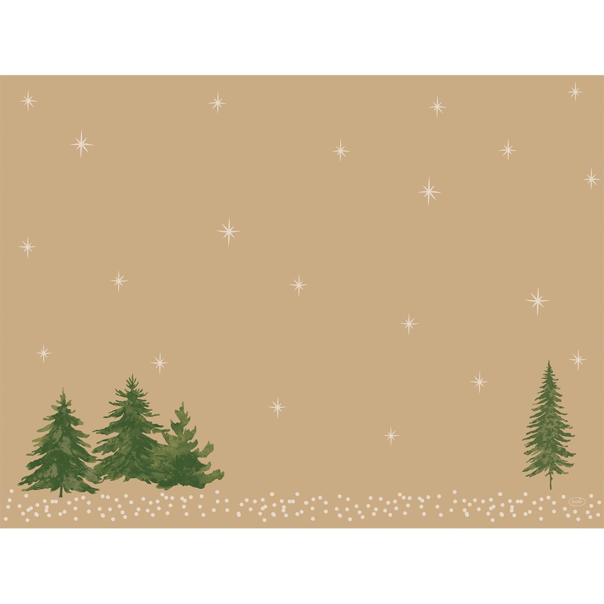 Duni Christmas Humble Trees Bio Dunicel® Placemat 30cm x 40cm